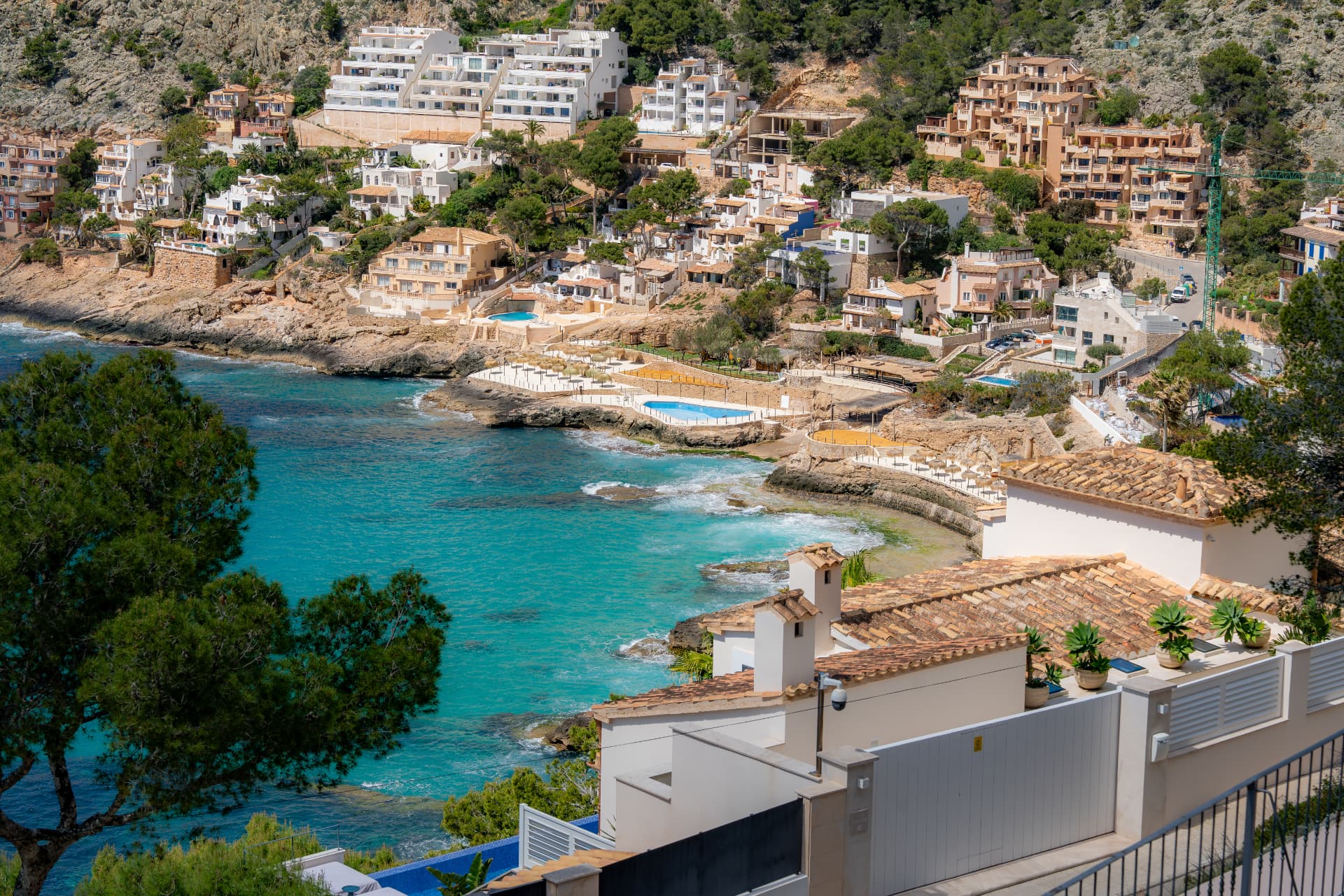 The coastline below El Dorada